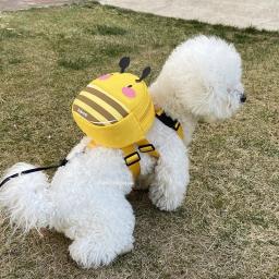 Mochila, Animal dos desenhos animados, Abelha, Em Forma de Pintainho, Pet Snack Saco Peito, Viagem, Suprimentos ao ar livre, Cães e Gatos Pequenos e Médios - Image 1