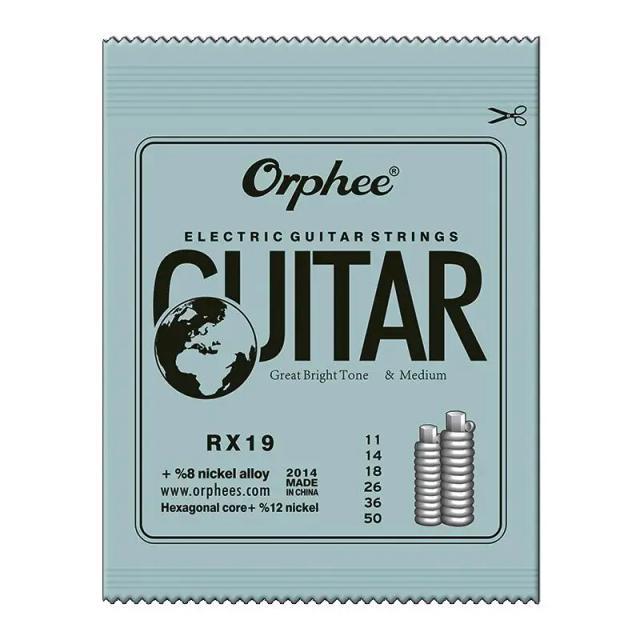 Peças de Cordas Super Leves para Guitarra Elétrica RX15, RX17 e RX19
