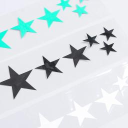 Estrelas Fluorescentes Reflexivas Adesivos para MTB Motocicleta, Adesivo Roda Quadro, Capa Coçar, Acessórios Decalque - Image 5