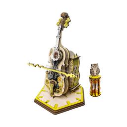 Violoncelo Modelo De Caixa De Música De Madeira Ornamentos, Casa Sala De Estar Decoração Artesanato, Engrenagem Oca, Construção Presente, Ornamento - Image 5