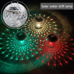Impermeável LED Solar Power Luzes Flutuantes, Multi Color, Mudança de Lâmpada, Deriva de Água, Aquário, Lagoa, Piscina - Image 4