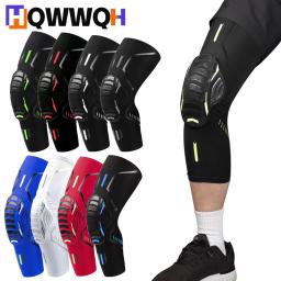 Anti-Colisão Esporte Joelheiras, Compressão Leg Knee Sleeve, Joelheiras para Basquete Voleibol Futebol Sports Gear, 1Pc - Image 1