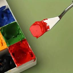 Pintura Faca Conjunto com Espátula de Aço Inoxidável, Facas Paleta, Versátil Art Paint, Raspadores De Mistura, 8 PCs - Image 4