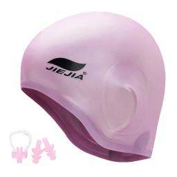 Orelha de touca de natação universal de silicone completo, protetores de orelha, s - Image 4