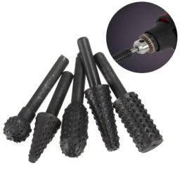 5 pçs 1/4 diy diy diy broca conjunto de ferramentas de corte de carpintaria para carpintaria faca escultura em madeira edifício/engenharia mão ferramenta - Image 2