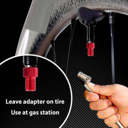 Adaptador de válvula Presta converte Presta para Schrader francês/Reino Unido para os EUA - inflar pneus usando bomba padrão ou compressor de ar - Image 6