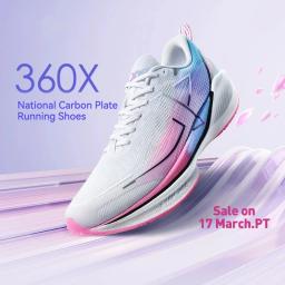 Xtep-Tênis de corrida profissional masculino, placa de carbono, sapato esportivo Maratona PB, tênis leves ETPU Material, 360X, 976119110080 - Image 2