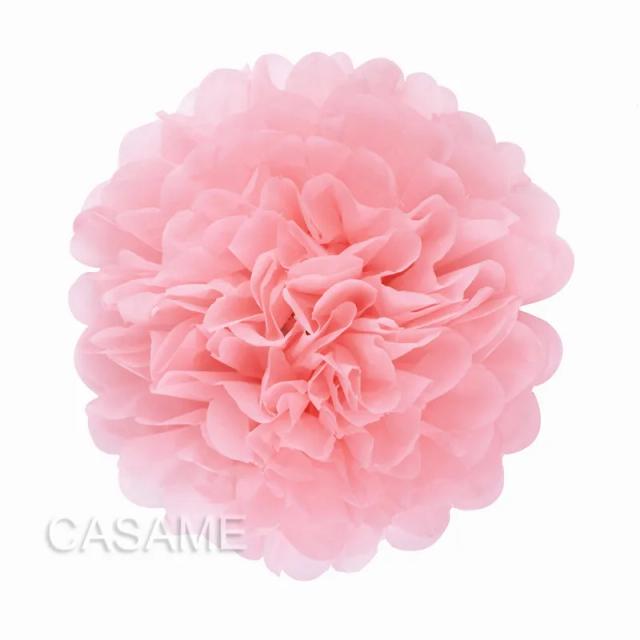 Guirlanda de Pompons de Papel para Decoração de Casamento, Aniversário e Chá de Bebê - 5 Peças Artesanais