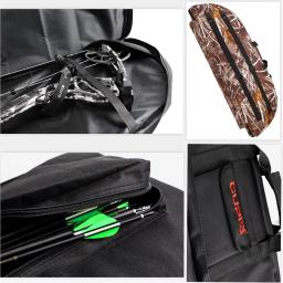 Arco composto com arco e flecha com bolso aljava seta, sacos acolchoados macios, mochila, caça, tiro, prática, 115cm - Image 5