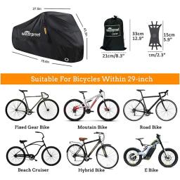 Impermeável bicicleta capa protetora, protetor UV Dustproof para motocicleta, MTB, bicicleta, chuva, sol, carro elétrico - Image 4