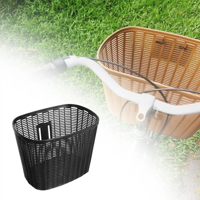 Cesta Frontal Removível Estilo Retrô para Bicicletas Adultas - Acessórios Práticos para Transporte em Bicicleta