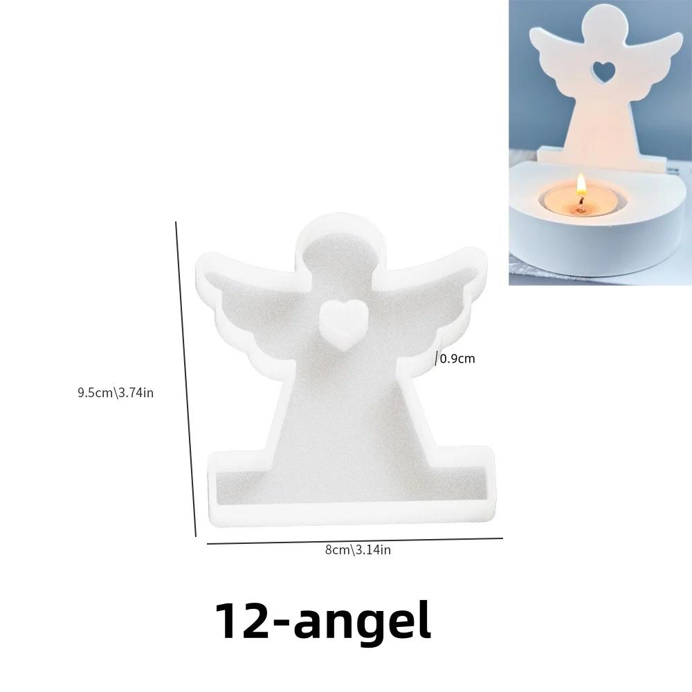 Casa De Natal Moldes De Argila De Concreto, Molde De Gesso De Gesso, Decoração De Casa, Halloween Xmas Tree, Jesus Tree Resin Mold - Image 1
