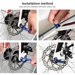 Cubo de bicicleta de estrada mtb qr, alavanca de espetos de liberação rápida, liga de alumínio, dianteiro, 100mm, traseiro, 135mm, aro para eixo de bicicleta de montanha, cubo de roda - Image 5