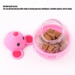 Brinquedo plástico do distribuidor do alimento para o gato, copo do alimento dos ratos, bola interativa, alimentador do alimento, interessante, interessante - Image 4