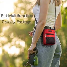 Portátil Viagem Dog Snack Treat Sacos, fácil armazenamento Belt Bag, Pet Formação Clip-On Pouch, Poop Bag Dispenser, Outdoor Suprimentos - Image 5