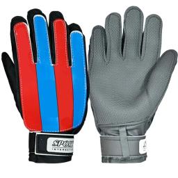Luvas profissionais de goleiro para crianças, luva de látex grossa antiderrapante, futebol, futebol, goleiro, logotipo de equipe, criança, novo - Image 4