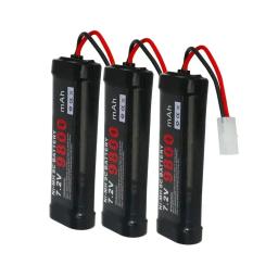 Bateria de Substituição NiMH com Conector de Descarga Tamiya 7.2V, 9800mAh, 6800mAh, Compatível com Brinquedos RC, Carros de Corrida, Barco, Aeronave - Image 4