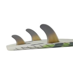 Tri Fins UPSURF FCSII-Thruster Surfboard Fins, Double Tabs, 2 Surf Fin, Quilhas de Alto Desempenho, Bambu 3 Fins para Skate - Image 3