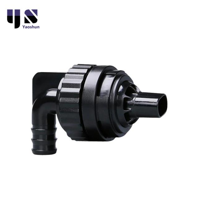 Filtro Outlet Rotativo Universal para Aquários com Aspersor Duckbill e Conexão Multifuncional para Efluente
