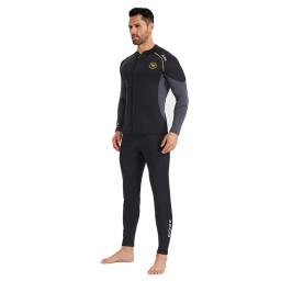 Terno de mergulho 1.5mm masculino wetsuit neoprene subaquático kitesurf surf caça submarina jaqueta calças roupas terno molhado - Image 4