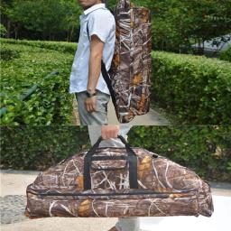 Caça tiro com arco composto saco 95-115cm acolchoado camada de espuma titular arco seta tubo proteger arco e flecha caçador arco caso - Image 2