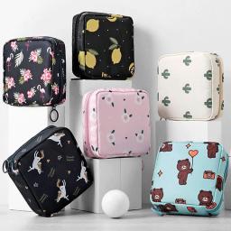 Almofadas sanitárias portáteis Saco de armazenamento para mulheres, Tampon Pouch, Guardanapo Sacos Cosméticos, Ladies Makeup Bag, Girls Hygiene Pad, Organizer - Image 2