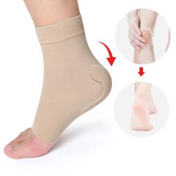 Tornozelo osso proteção meias, mangas maleolar com almofadas de gel para patinação artística, hóquei, rolo, esqui, caminhadas, botas de equitação, 1 par - Image 2