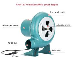Ventilador portátil para churrasco DC12V 30/40/60/80/100W AirTurbo Ventilador para churrasco, piquenique, acampamento, - Image 3