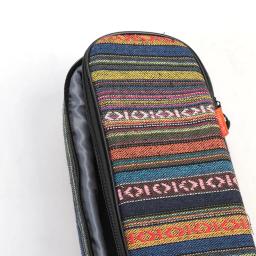 Estojo de guitarra elétrica estilo tricô étnico, guitarra acústica clássica, mochila impermeável interna espessa, 40 in, 41 in - Image 4