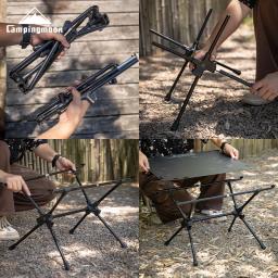Campingmoon-Aluminum Alloy IGT Tactical Table, Camping Storage Rack, mesa portátil e dobrável para piquenique, T-510 - Image 2