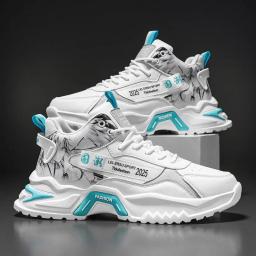Tênis de plataforma respirável masculino, tênis de corrida, mesh esportivo, leve, unissex, casual, vulcanizado, masculino, fashion - Image 2