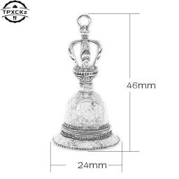 1pc latão artesanato sino mágico vento sino tibetano bronze sino chaveiro pingente presente criativo decoração de casa - Image 3