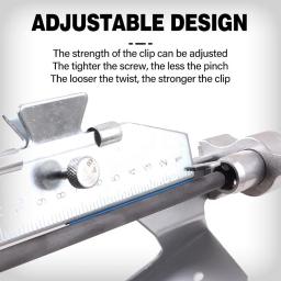 Equipamento de tiro com arco, penas pegajosas, gabarito de fletching ajustável, ferramenta reta e hélice com braçadeira para ferramenta de tiro com arco diy - Image 4