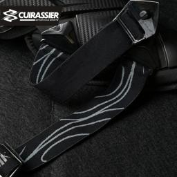 CUIRASSIER Joelheiras para motocicleta, articulações de movimento, joelheiras, ventilação, proteção caneleira, moto, motocross, equipamento de proteção - Image 5