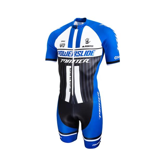 Powerslide Custom Made Triathlon Suit Skinsuit Speed Skaters Inline Roller Racing Jumpsuit
