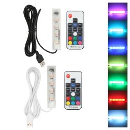 USB Powered Remote Control Colorido Peixe Lâmpada LED, Aquarium Light, Micro Aquarium Light, Acessório Paisagem - Image 3