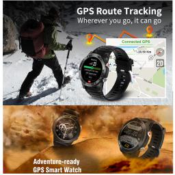 Vwar GPS Smart Watch para homens, pulseira de fitness para esportes ao ar livre, relógio de pressão arterial IP68 impermeável para Android e iOS, novo - Image 2