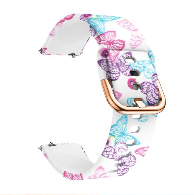 Pulseira de Silicone LIGE ZL02 22mm Macia e Durável