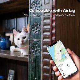 Novo coleira de silicone anti-perda para gato de estimação, para apple airtag, rastreador protetor, coleira de posicionamento anti-perda, coleira ajustável para animais de estimação - Image 2