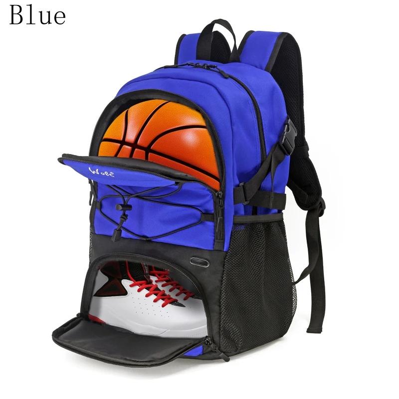 Mochila de basquete de grande capacidade para homens e mulheres, bolsa de computador esportiva, bolsa de ombro de treinamento - Image 1