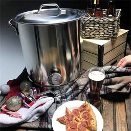 Aço inoxidável Craft Beer Brew Fermentador com termômetro, DIY Whisky Wine Brandy e Uso Doméstico, 60L Destilaria - Image 3