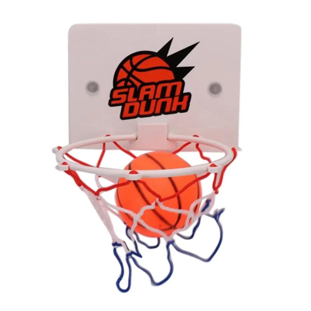 1pc bola mini kit de cesta de basquete esportes internos casa plástico mini jogo de basquete conjunto para crianças engraçado jogo de fitness - Image 1