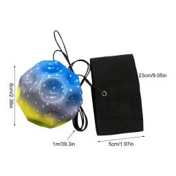 Bola de rebote com alça para crianças, bolas de retorno com alça, bola esportiva para crianças, jogador único, diversão - Image 6