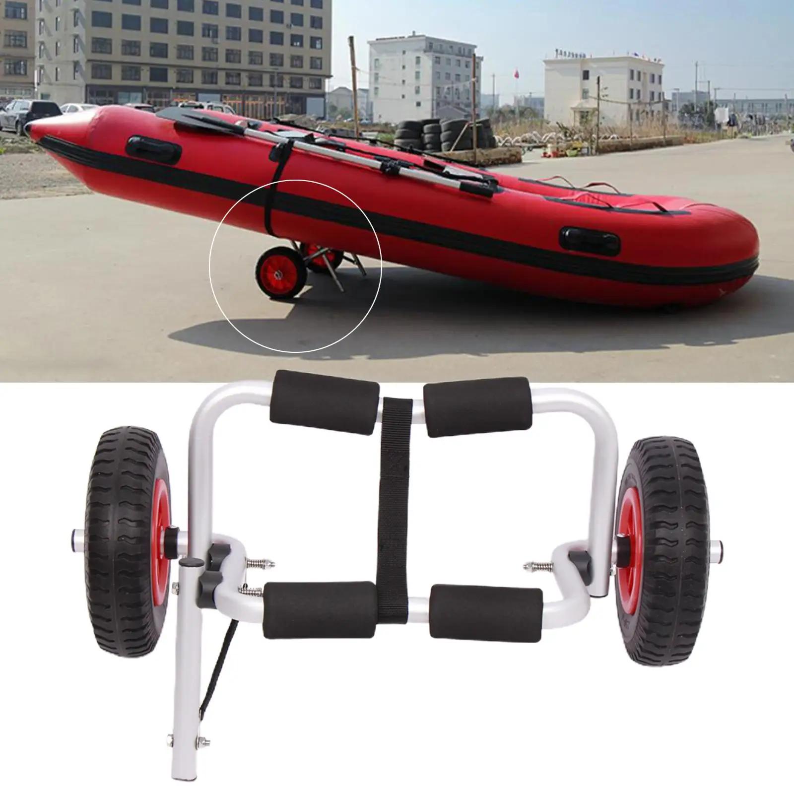 Reboque De Caiaque De Alumínio, carrinho De Transporte De Canoa, carrinho De Caiaque Durável, Rodas De Areia - Image 1