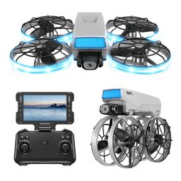 AXNEN XJ2 Mini Drone com Câmera HD Dupla FPV, Quadricóptero Dobrável RC para Crianças Adolescentes Iniciantes, Motor Brushless, Altitude Hold, Decolagem com Um Toque, Presente Ideal com Protetor - Image 1