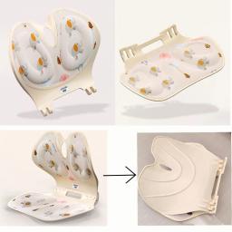 Almofada de assento ergonômica para adultos e crianças, almofada traseira dobrável, cadeira de computador, aprendizado do aluno, casa, escritório, melhorando a postura sentada - Image 2