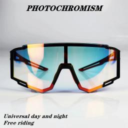 Óculos de sol fotocromáticos, Óculos polarizados para bicicletas, Motocicleta, Esportes ao ar livre, Escalada, Caminhadas, Protetor Gog - Image 1