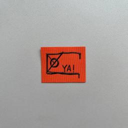 Patches de tecido macio com letras impressas, adesivos coloridos na moda, costura em Applique, decoração artesanal de vestuário DIY, 14 pçs/lote - Image 2