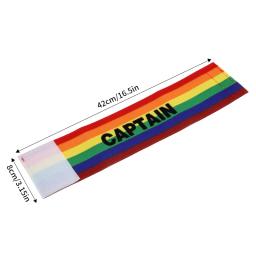 Braçadeira do capitão com capitão logotipo, ajustável, esportes, futebol, futebol, rugby, basquetebol, 1pc - Image 2