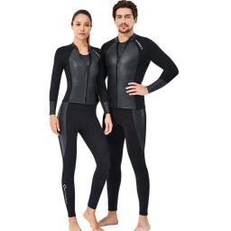 Roupa de mergulho de neoprene masculina calças de surf jaquetas 2mm mergulho subaquático pesca submarina terno kitesurf equipamentos 3m - Image 3